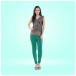 Rama Green Churidar Leggings