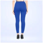Royal Blue Ankle Leggings - Angle 4