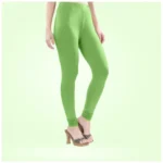 Pista Green Churidar Leggings - Angle 5