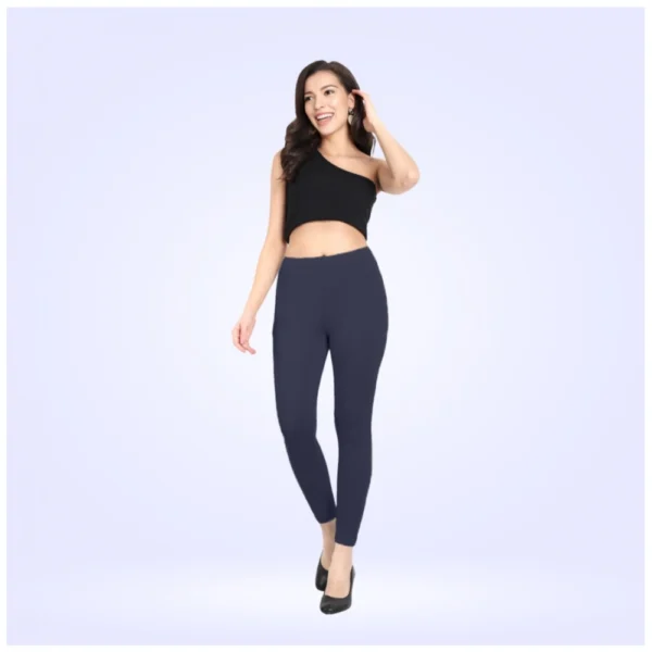 Women's Navy Ankle Leggings