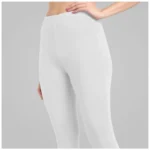 White Ankle Leggings for Women - Angle 5