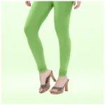 Pista Green Churidar Leggings - Angle 3