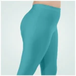 Women's Blue Shimmer Leggings - Angle 5