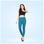 Women's Blue Ankle Leggings