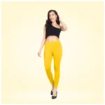 Women's Yellow Ankle Leggings