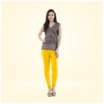 Women's Yellow Churidar Leggings
