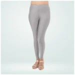 Women's Silver Shimmer Leggings - Angle 4