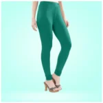 Rama Green Churidar Leggings - Angle 5