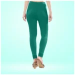 Rama Green Churidar Leggings - Angle 4