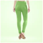 Pista Green Churidar Leggings - Angle 4