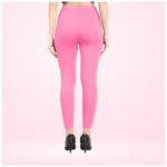 Women's Baby Pink Leggings - Angle 4