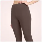 Women's Brown Ankle Leggings - Angle 5
