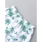 Generic Boy's Twill Cotton Printed Short Sleeve Shirt And Shorts Set (Sky) - Image 3