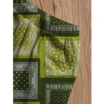 Generic Boy's Twill Cotton Printed Short Sleeve Shirt And Shorts Set (Green) - Image 3