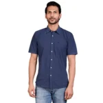 Men's Navy Casual Shirt