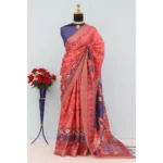 Pink Mysore Silk Digital Print Saree for Women