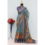 Green Mysore Silk Digital Saree