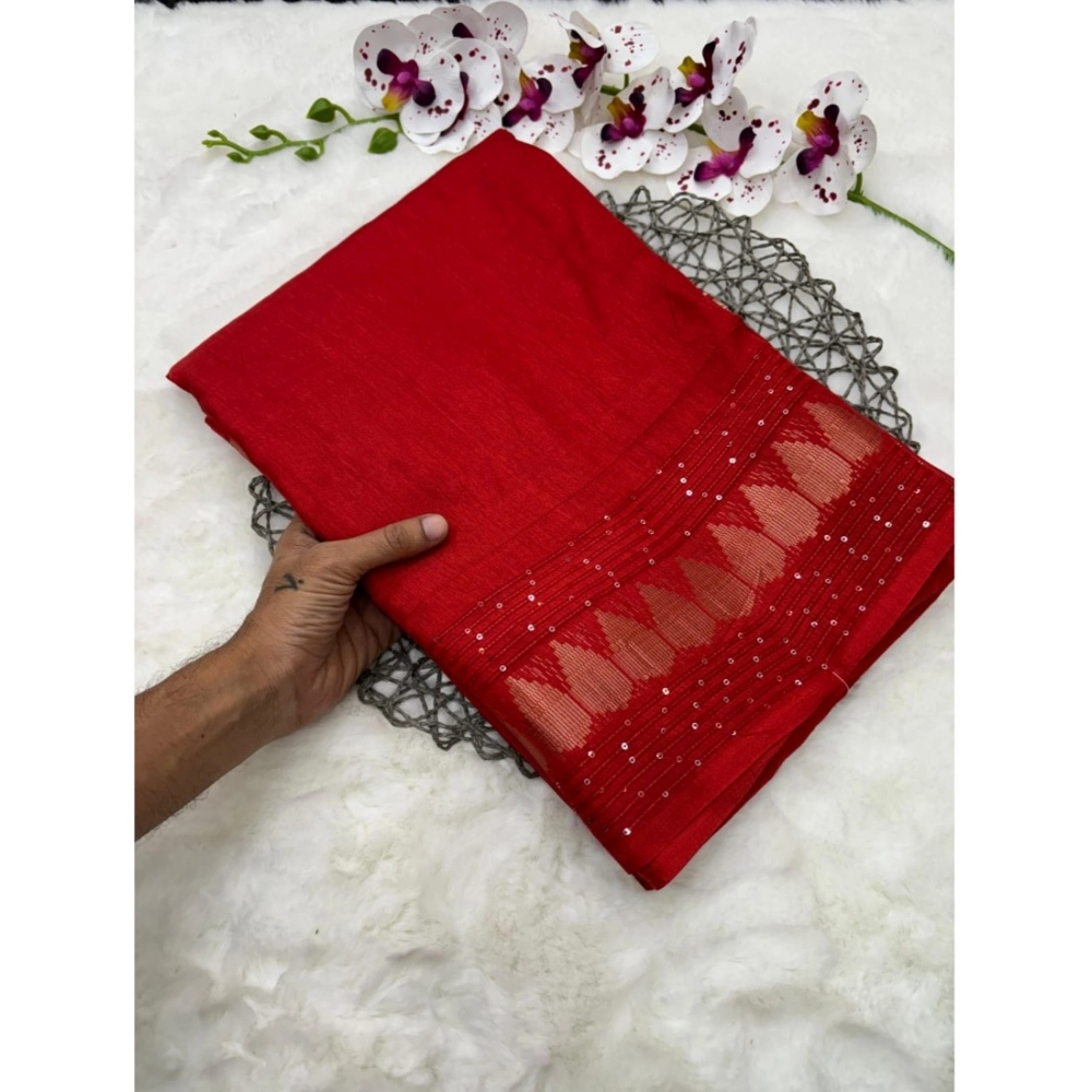 54434905622_6bda93c6c0_o_d-1000x1000-1.webp Generic Women's Benny Crape Printed Saree With Unstitched Blouse 5.5Mtr (Red) - Image 1