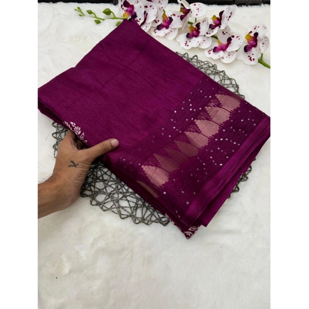 54435954289_12af0cf24d_o_d-1000x1000-1.webp Generic Women's Benny Crape Printed Saree With Unstitched Blouse 5.5Mtr (Wine) - Image 1