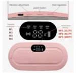 Generic Polyester, Plastic Portable Cordless Heating Pad (Pink) - Image 2