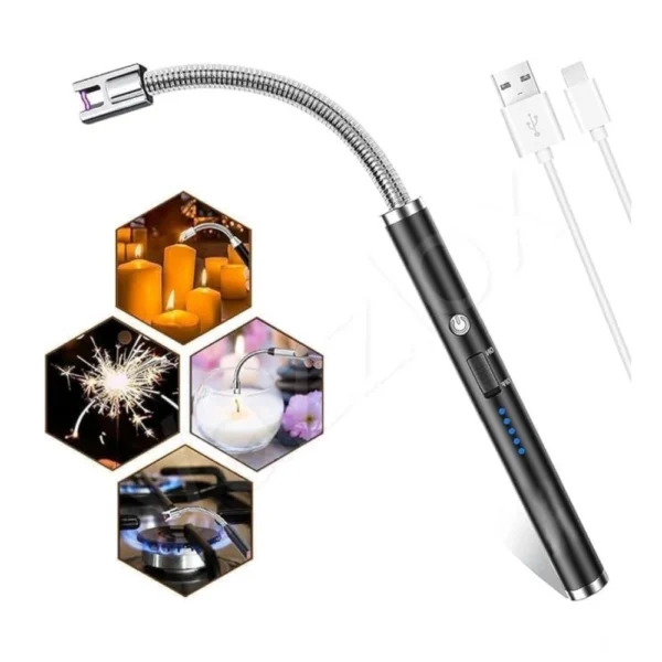 Generic Steel Electric Lighter (Multicolor)