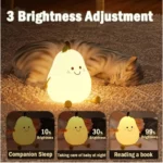 Generic Plastic, Silicon Pear Night Light (Multicolor) - Image 2