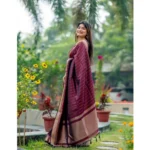 Printed Silk Saree - Angle 3