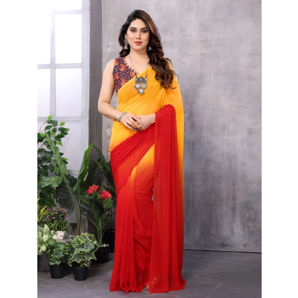 54459681550_b6bcb6e4ef_o_d-1000x1000-1.webp Red Orange Georgette Solid Ready-to-Wear Saree with Lace