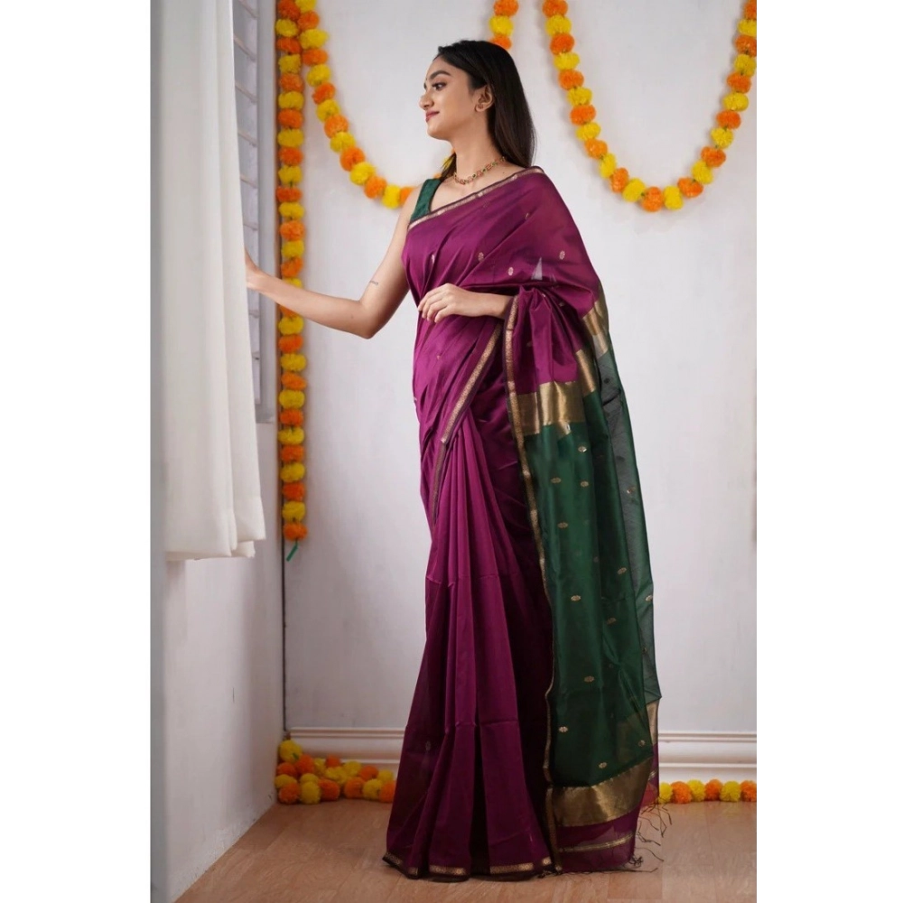 54464940412_89f990a828_o_d-1000x1000-1.webp Wine Cotton Printed Saree for Women