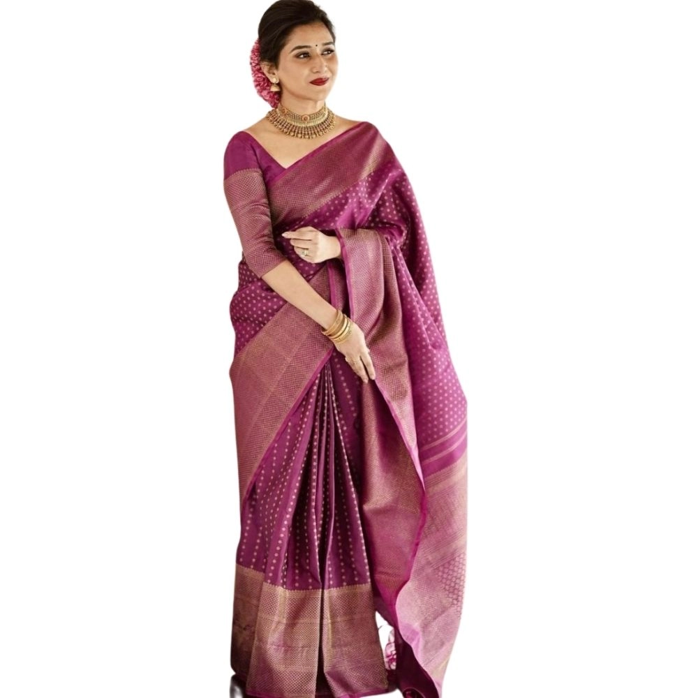 54465779006_2d099d0f8a_o_d-1000x1000-1.webp Purple Silk Printed Saree for Women with Unstitched Blouse