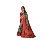 Green Soft Dola Cotton Kalamkari Printed Saree for Women