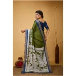 Kalamkari Cotton Saree - Angle 4