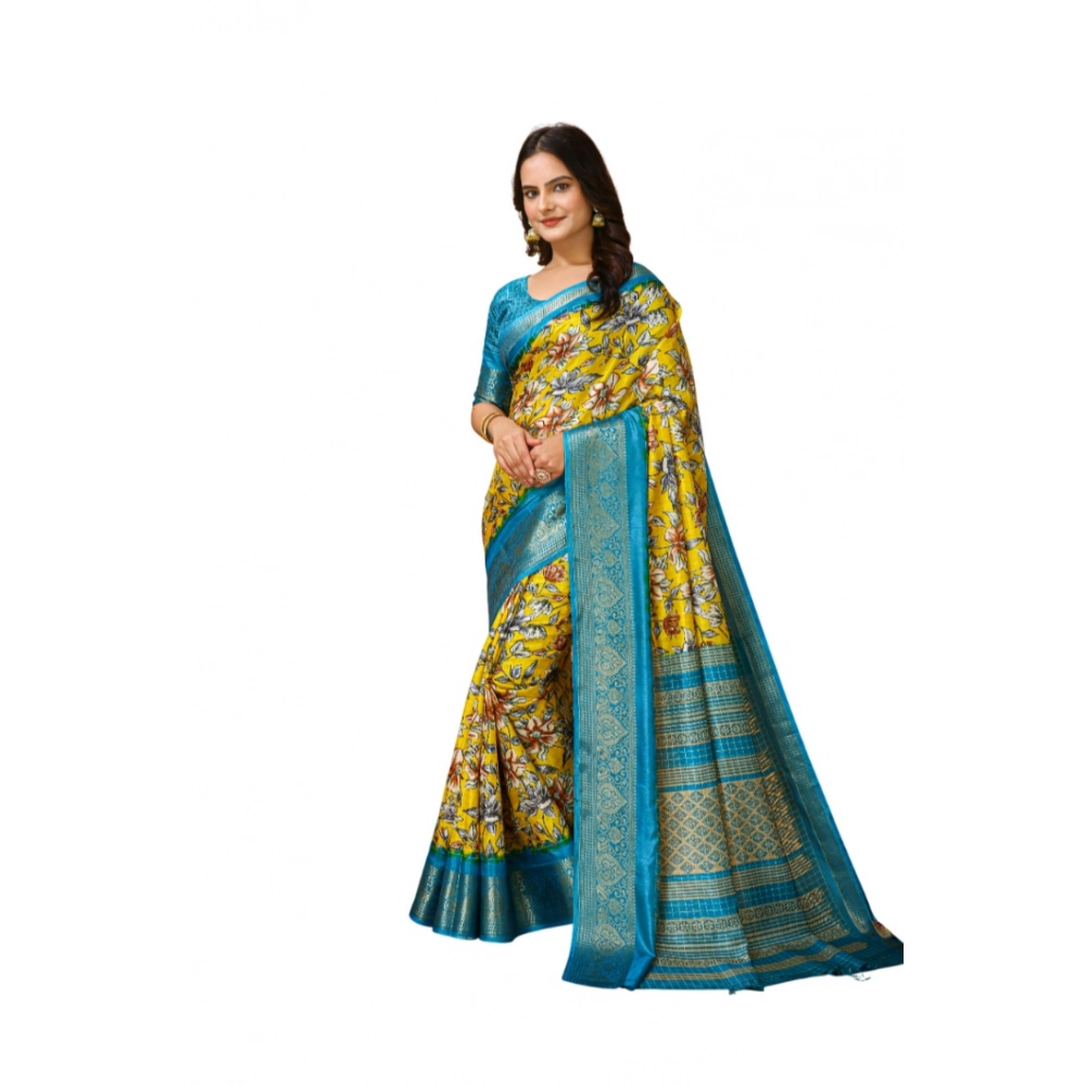54470464549_e4304e6c72_o_d-1000x1000-1.webp Yellow Dola Cotton Kalamkari Printed Saree for Women