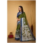 Kalamkari Cotton Saree - Angle 3