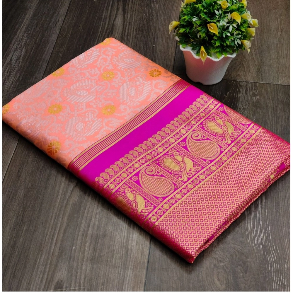 54471725772_36a622a1fa_o_d-1000x1000-1.webp Pink Lichi Silk Printed Saree for Women