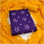 Cambric Cotton Salwar Suit - Angle 4