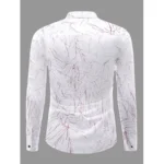 Generic Men's Casual PollyCotton Textured Full Sleeve Collar Shirt (Pink) - Image 4