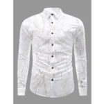 Mens Casual Green Shirt