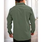 mens green popcorn shirt