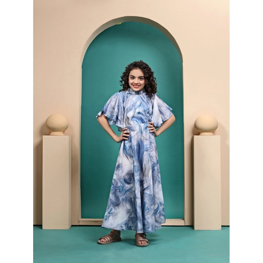 54515960856_622cbdda1d_o_d-1000x1000-1.webp Generic Girl's Maslin Printed Maxi Length Dress (Sky Blue) - Image 1