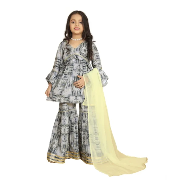 Girls Maslin Sharara Set Online