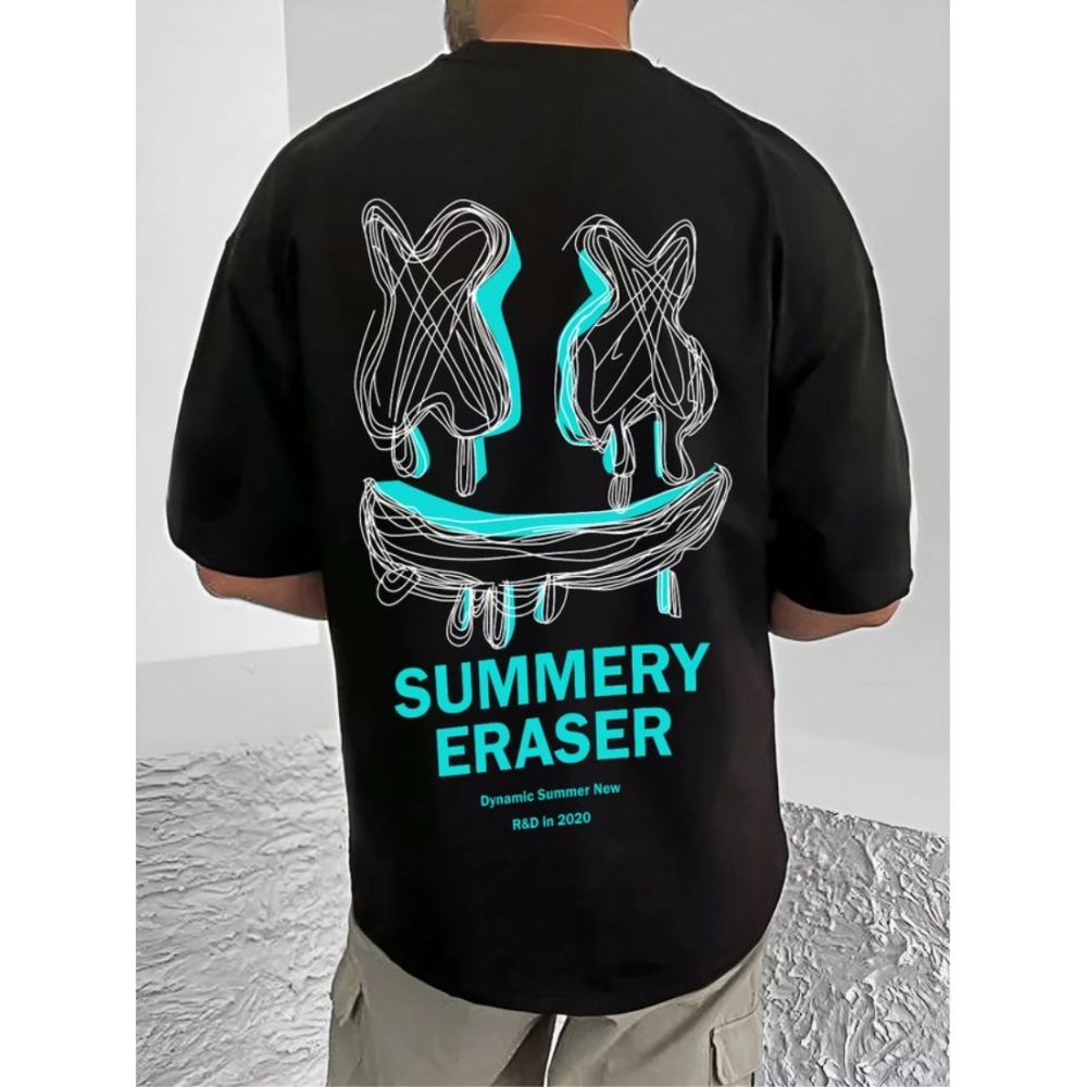 54519923877_8ba9d99f75_o_d-1000x1000-1.webp Generic Men's Casual Cotton Blend Printed Round Neck Half Sleeve T-Shirt (Black) - Image 1