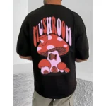 Mens Black T-Shirt - Angle 4