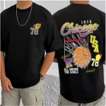 Generic Men's Casual Cotton Blend Printed Round Neck Half Sleeve T-Shirt (Black) - Image 3