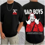 Generic Men's Casual Cotton Blend Printed Round Neck Half Sleeve T-Shirt (Black) - Image 3