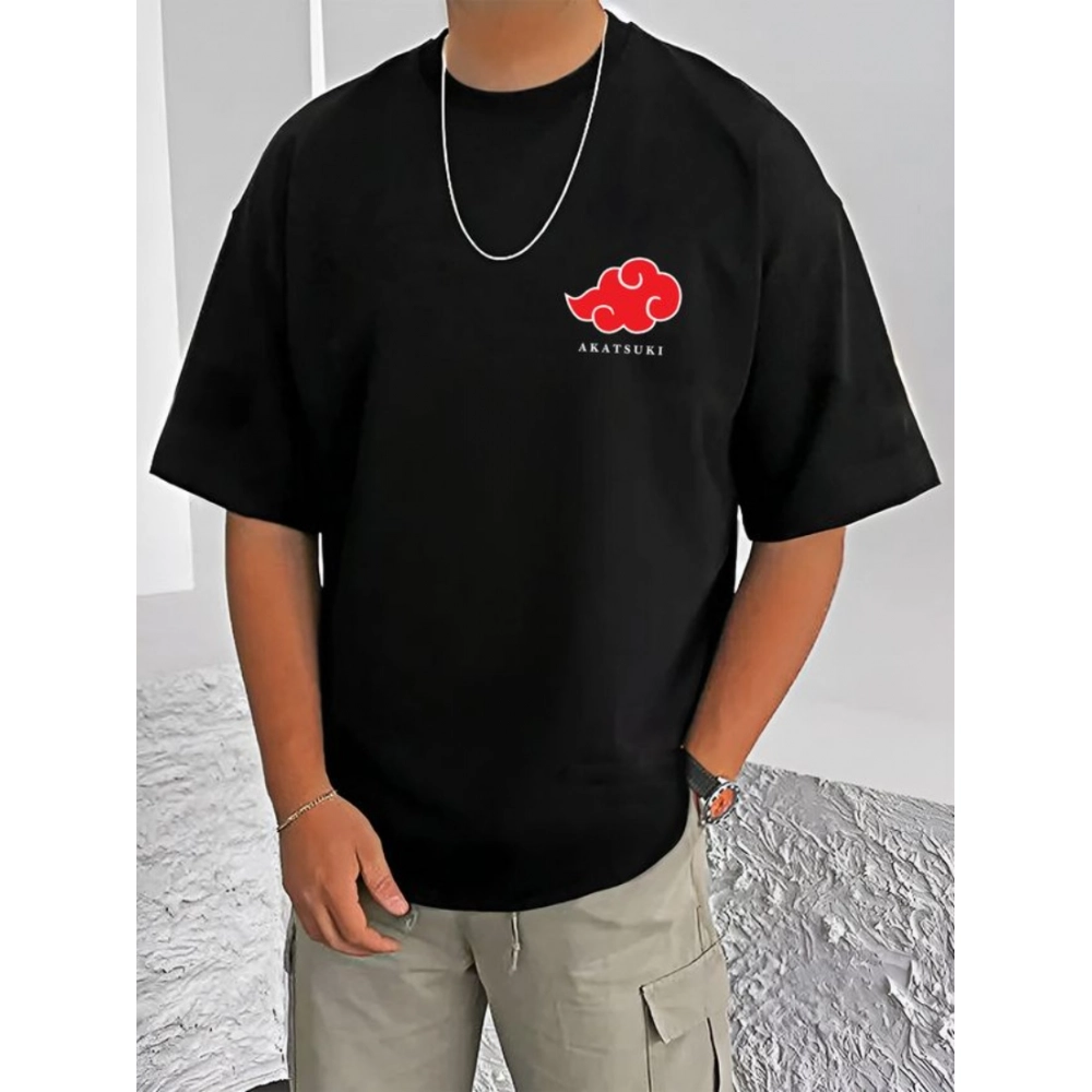 54521144700_b84c26c93f_o_d-1000x1000-1.webp Generic Men's Casual Cotton Blend Printed Round Neck Half Sleeve T-Shirt (Black) - Image 1
