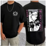 Generic Men's Casual Cotton Blend Printed Round Neck Half Sleeve T-Shirt (Black) - Image 3