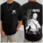 Generic Men's Casual Cotton Blend Printed Round Neck Half Sleeve T-Shirt (Black) - Image 3