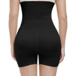 Generic Women's Cotton Lycra Solid Western Wear Tummy - Thigh Body Shaper (Black) - Image 4