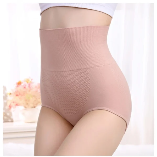 Generic Women's Cotton Self Design Western Wear Body Shaper Brief (Pink)